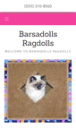 Mobile Screenshot of barsadollsragdolls.net